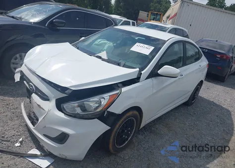 2017 Hyundai Accent Se z USA, uszkodzony, nr VIN KMHCT4AE2HU332883